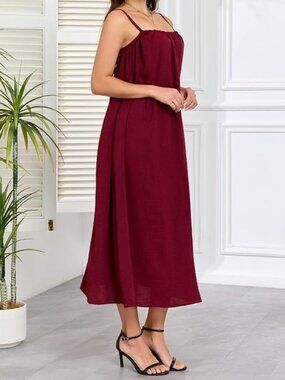 Backless Cami Maxi Dress for Beach